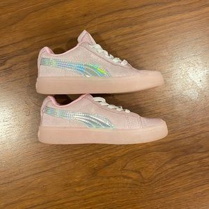 LOL doll pink and silver puma